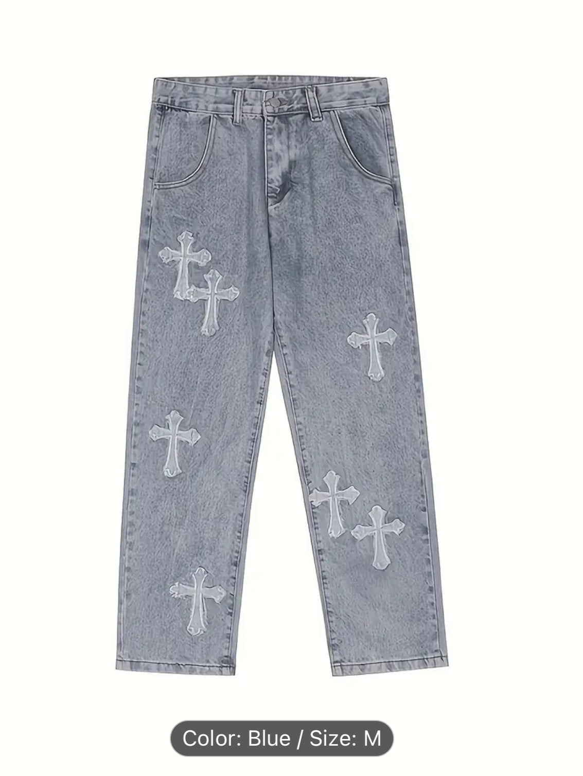 Men's Cross Patch Jeans